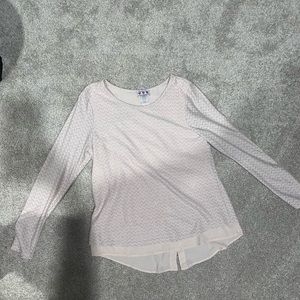 Pink and silver blouse